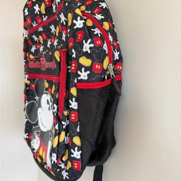 Disney Mickey Mouse Backpack Walt Disney World Disney Parks Authentic Bag - Picture 2 of 8